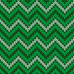 Trendy chevron stripes christmas knit geometric 