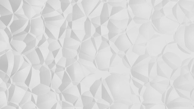 white design background with geometrical structures in motion (FULL HD)