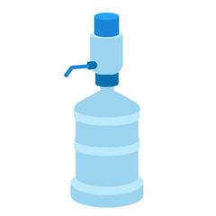 Fototapeta premium water pump cooler.office drink water vector illustration isolated on white background