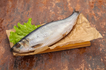 Salted herring fish