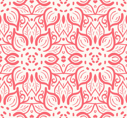 Seamless pattern with arabesques
