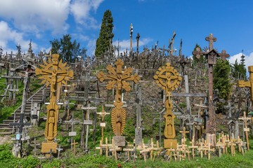 Obraz premium Hill of crosses, Lithuania