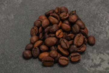 Roasted coffee beans for cooking