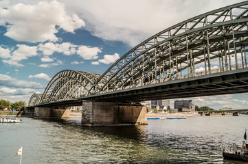 Naklejka premium Pont à Cologne, Allemagne