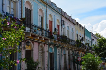 Naklejka premium Barrio Reus al Norte Montevideo Uruguay