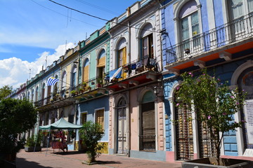 Barrio Reus al Norte Montevideo Uruguay - obrazy, fototapety, plakaty