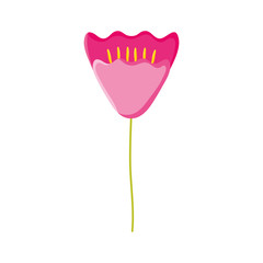 cute flower garden decorative icon