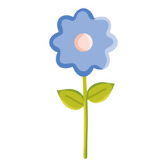 cute flower garden decorative icon