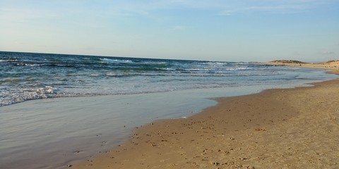 The beauty of Caesarea Beach in Israel.