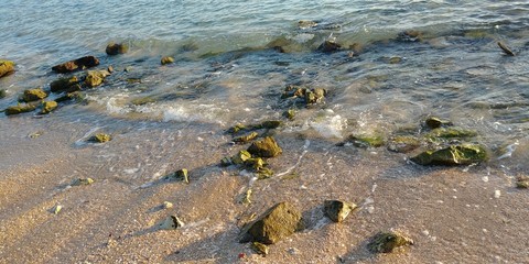 The beauty of Caesarea Beach in Israel.