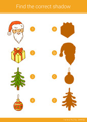 Find the correct shadow.