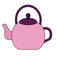 Isolated tea pot design
