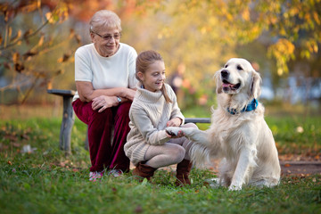 Autumn family portrait