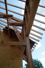 Obraz premium construction en ossature bois