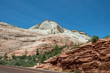 Americas southwest red rocks landscape