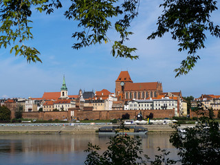 Obraz premium Skyline of Torun old town, UNESCO world heritage in Poland