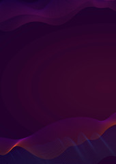 Wave contour illustration background