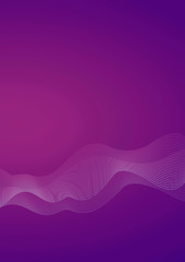Wave contour illustration background