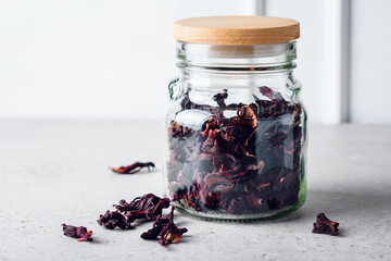 Hibiscus tea.