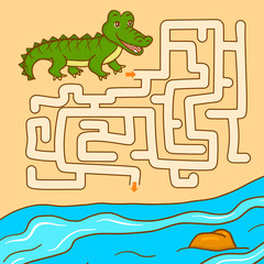 Educational children maze game.