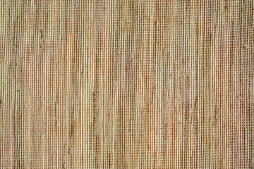 Grober Stoff aus Leine oder Sackleine mit Struktur. Textur und Hintergrund 