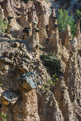 Natural phenomenon Devil's Town / Đavolja varoš in southern Serbia