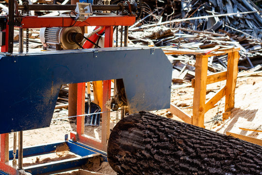 Band Sawmill For Wood Sawing