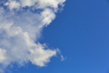 Picturesque textured clouds in the sky at the daytime