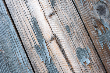 Obraz premium Wooden panels and boards of a rural house, Italy.