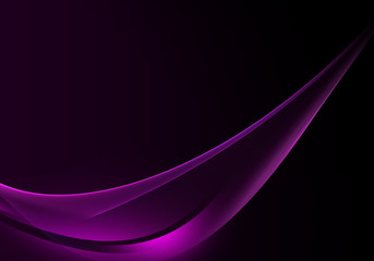 Abstract background waves. Black and purple abstract background for wallpaper or business card