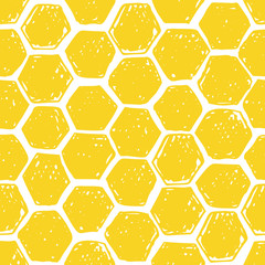 Honeycomb seamless pattern.