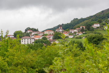 Fototapeta na wymiar Overview of towns in Navarra