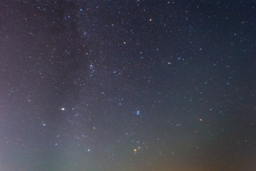 Fototapeta na wymiar beautiful night dark starry sky, natural background