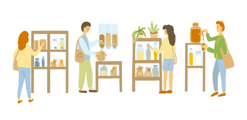 Zero waste shop.