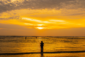 早朝　釣りを楽しむ2