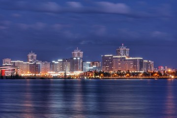 Fototapeta premium Night Minsk 