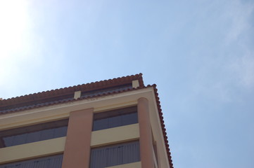 perspective and sky blue