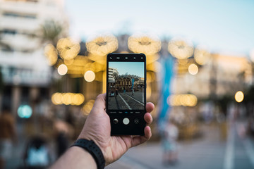 Carrusel en la ciudad