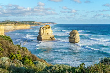 sunset at gibson steps, great ocean road at port campbell, australia 9