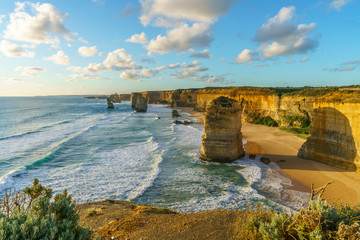 twelve apostles at sunset,great ocean road at port campbell, australia 38
