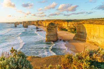 twelve apostles at sunset,great ocean road at port campbell, australia 80