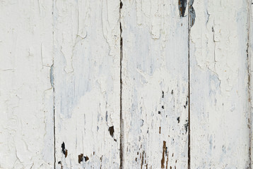 White panels from wooden boards aged from time to time as a background