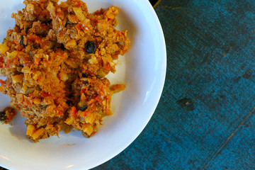 Ingredientes del chile en nogada