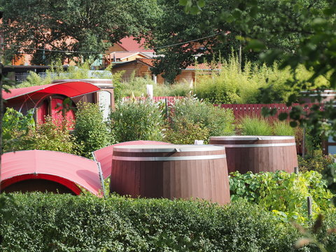Fasshotel an den Schwarzrinderseen
