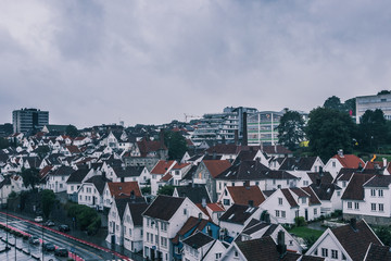 The Stavanger rooftops, Norway