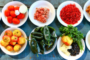 Ingredientes del chile en nogada