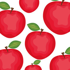 fresh apples fruits pattern background