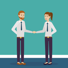 Fototapeta premium people business success productivity image