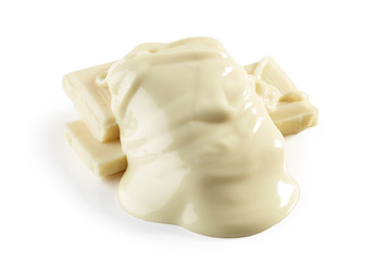 melted white chocolate