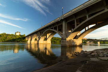 Broadway Bridge in Saskatoon Saskatchewan Canada